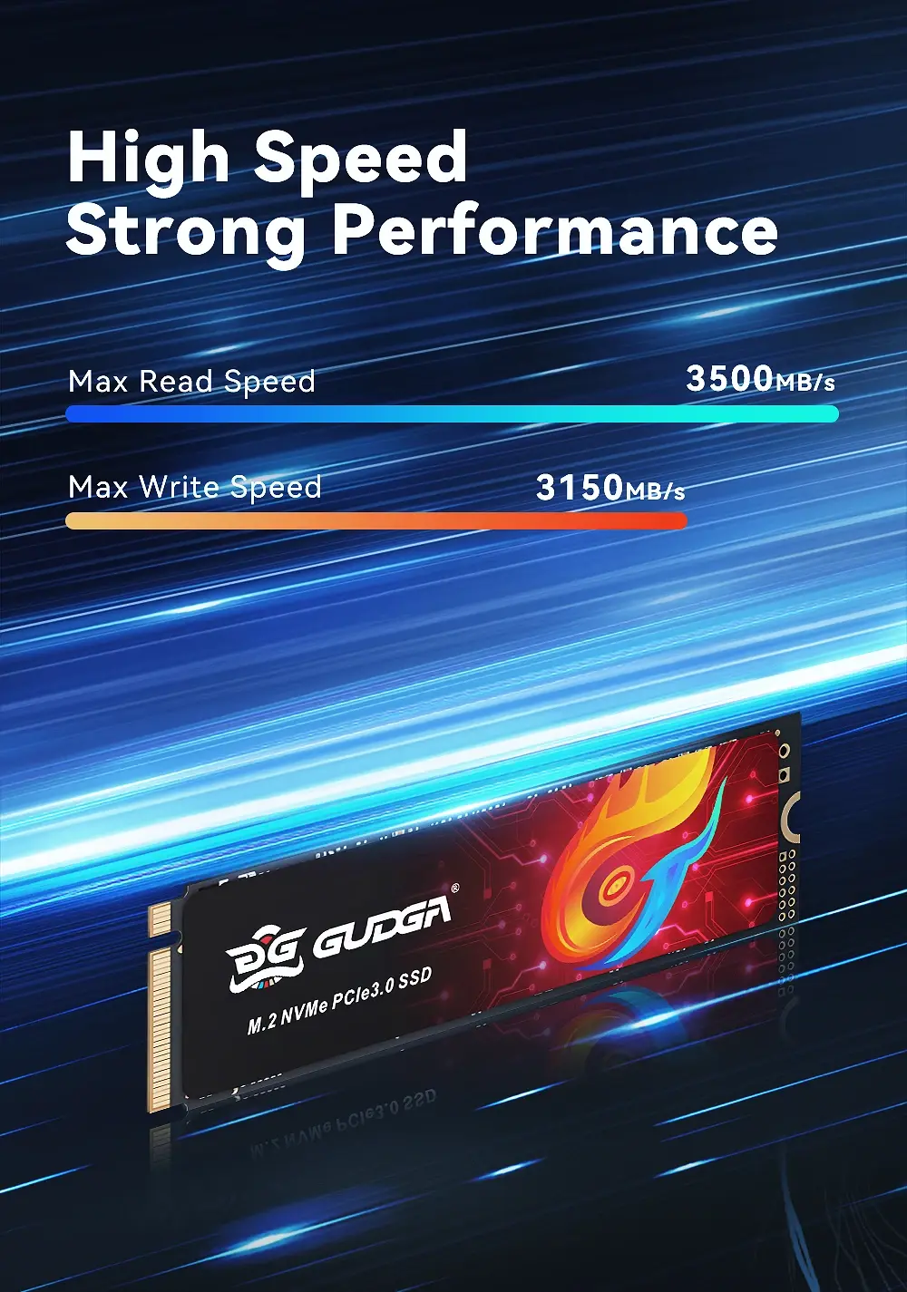 Internal NVME M.2 PCIE Gen3.0X4 for Laptop